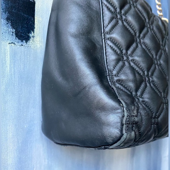EUC Kate Spade Astor Court Aurelia Quilted Black Leather Handbag - Picture 6 of 13